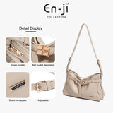 En-Ji Juyong Shoulderbag Wanita - Nougat