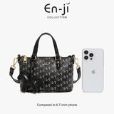 En-Ji Zumi Handbag Wanita - Burgundy