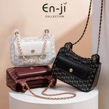 En-Ji Nami Shoulderbag Wanita - Ivory