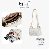 En-Ji Nami Shoulderbag Wanita - Black