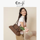 En-Ji Bora Shoulderbag Wanita Warna Nougat