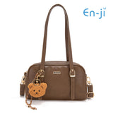 En-ji Numi Shoulderbag Wanita - Nougat