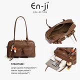 En-ji Yonjung Shoulderbag Wanita - Nougat