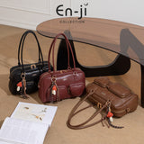 En-ji Yonjung Shoulderbag Wanita - Nougat