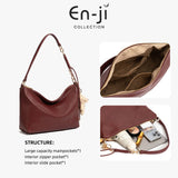 En-ji Nodam Shoulderbag Wanita - Nougat