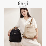 En-ji Neyobi Backpack Wanita - Cream