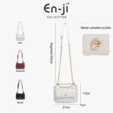 En-Ji Nami Shoulderbag Wanita - Burgundy