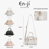 En-Ji Misora Slingbag Wanita - Pastel Grey