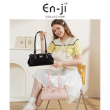 En-Ji Hami Shoulderbag Wanita - Cream