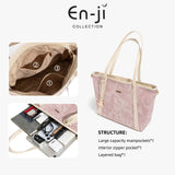 En-Ji Hyeju Totebag Wanita - Mauve