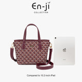 En-Ji Emma Slingbag Wanita - Burgundy