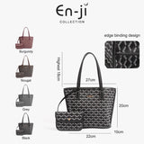 En-Ji Lilou Handbag Wanita - Black