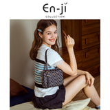 En-Ji Elodi Shoulderbag Wanita - Burgundy