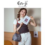 En-Ji Chloe Handbag Wanita - Burgundy