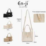 En-Ji Yeji Handbag Wanita - Latte