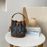 En-ji Doona Handbag - Denim