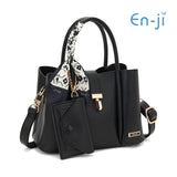 En-ji Solra Handbag Wanita - Black