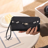 En-Ji Lea Wallet Wanita - Black