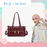 En-ji X Tzi Xuan - Moni Shoulderbag Wanita - Merlotred
