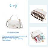En-ji Riumi Slingbag Wanita - Cream