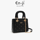 En-ji Riyubi Handbag Wanita - Black