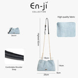 En-Ji Yerin Slingbag Wanita Warna Denim