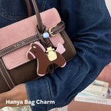 En-Ji Uma Bag Charm - Nougat