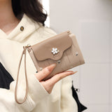 En-ji Sila Wallet Wanita - Khaki