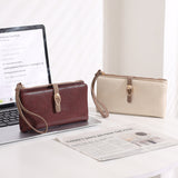 En-Ji Asuka Wallet Wanita - Burgundy