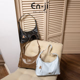 En-Ji Dalmi Shoulderbag Wanita - Black