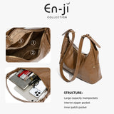 En-Ji Dalmi Shoulderbag Wanita - Black