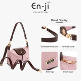 En-Ji Gami Shoulderbag Wanita - Black