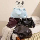 En-Ji Hanji Slingbag Wanita - Burgundy