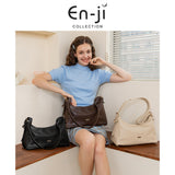 En-Ji Harin Shoulderbag Wanita - Americano