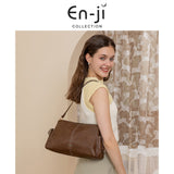 En-Ji Jisu Shoulderbag Wanita - Oolong Grey