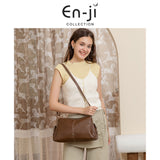 En-Ji Jisu Shoulderbag Wanita - Oolong Grey