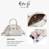 En-Ji Misora Slingbag Wanita - Pastel Grey