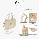 En-Ji Yeji Handbag Wanita - Latte