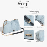 En-Ji Yerin Slingbag Wanita Warna Denim