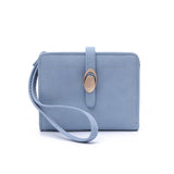 En-Ji Yuja Wallet Wanita - Sky blue