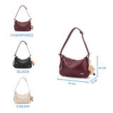 En-ji Gumha Shoulderbag Wanita - Cream