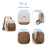 En-ji Munsan Backpack Wanita - Black
