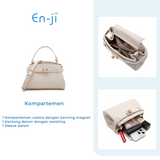 En-ji Risa Handbag Wanita - Ivory