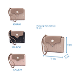 En-ji Sila Wallet Wanita - Khaki