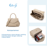 En-ji Yumsi Slingbag Wanita - Cream