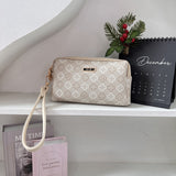 En-Ji Uni Pouch Wanita Warna Cream