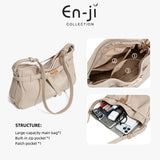 En-Ji Juyong Shoulderbag Wanita - Nougat