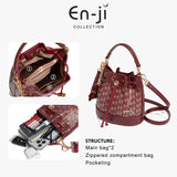 En-Ji Harumi Handbag Wanita - Black