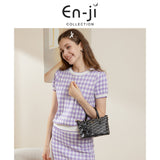 En-Ji Zumi Handbag Wanita - Burgundy