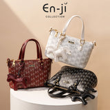 En-Ji Zumi Handbag Wanita - Burgundy